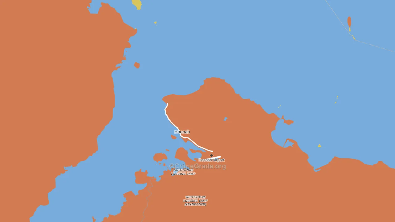 Hoonah-Angoon Census Area, AK Map of Murder Rates