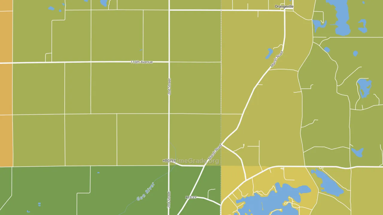 Hooper, MI Map of Murder Rates