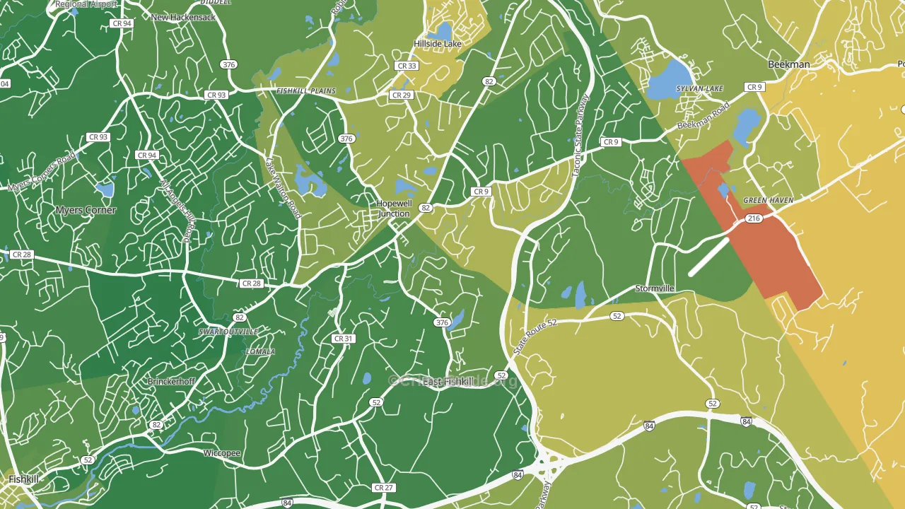 Hopewell Junction, NY Map of Murder Rates
