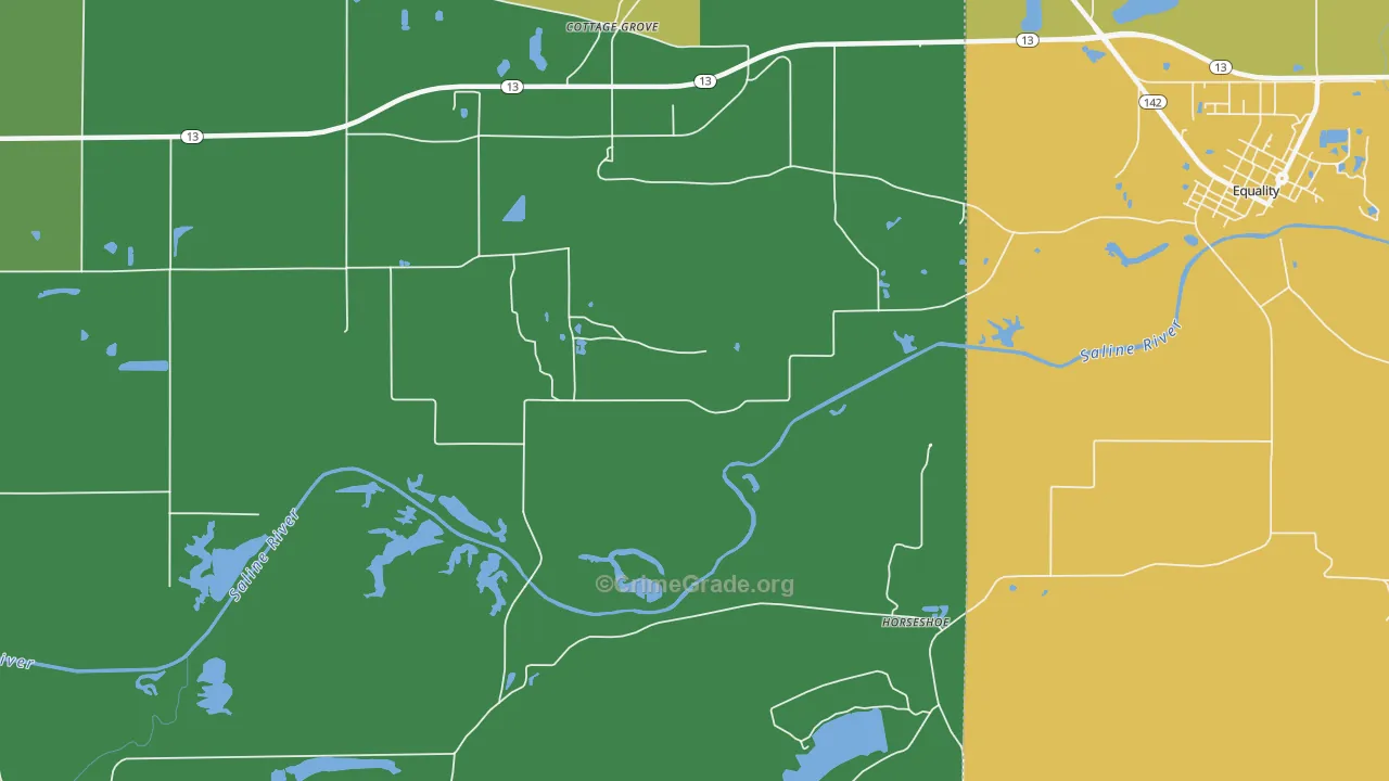 Horseshoe, IL Map of Murder Rates