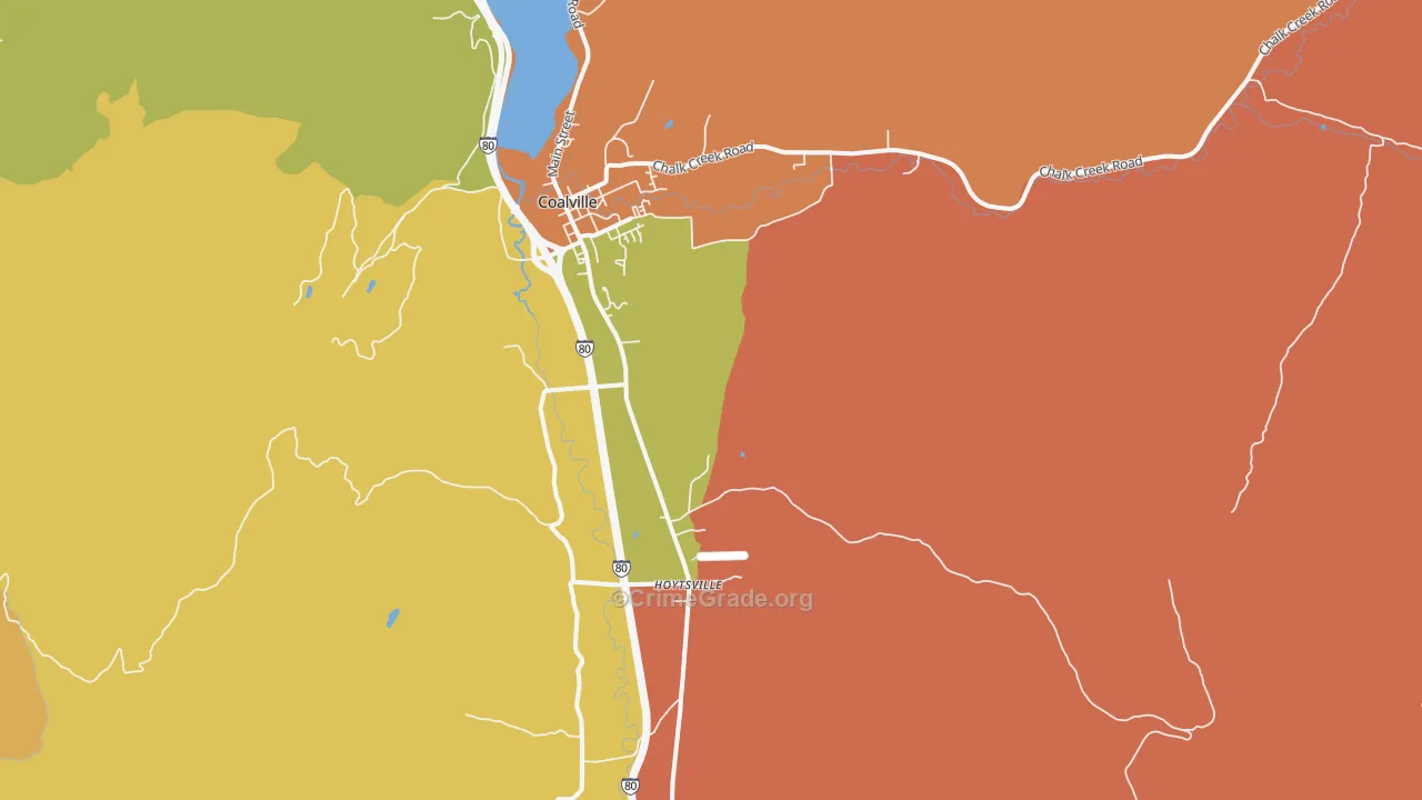 Hoytsville, UT Map of Murder Rates
