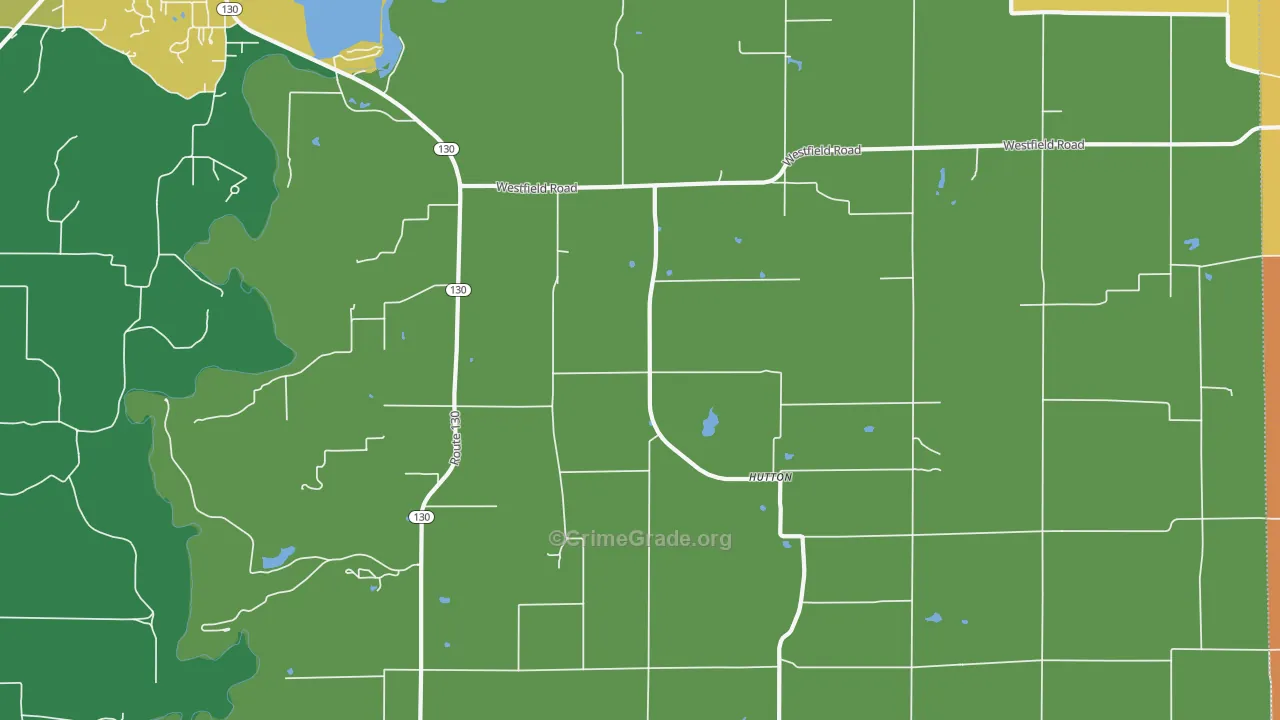 Hutton, IL Map of Murder Rates