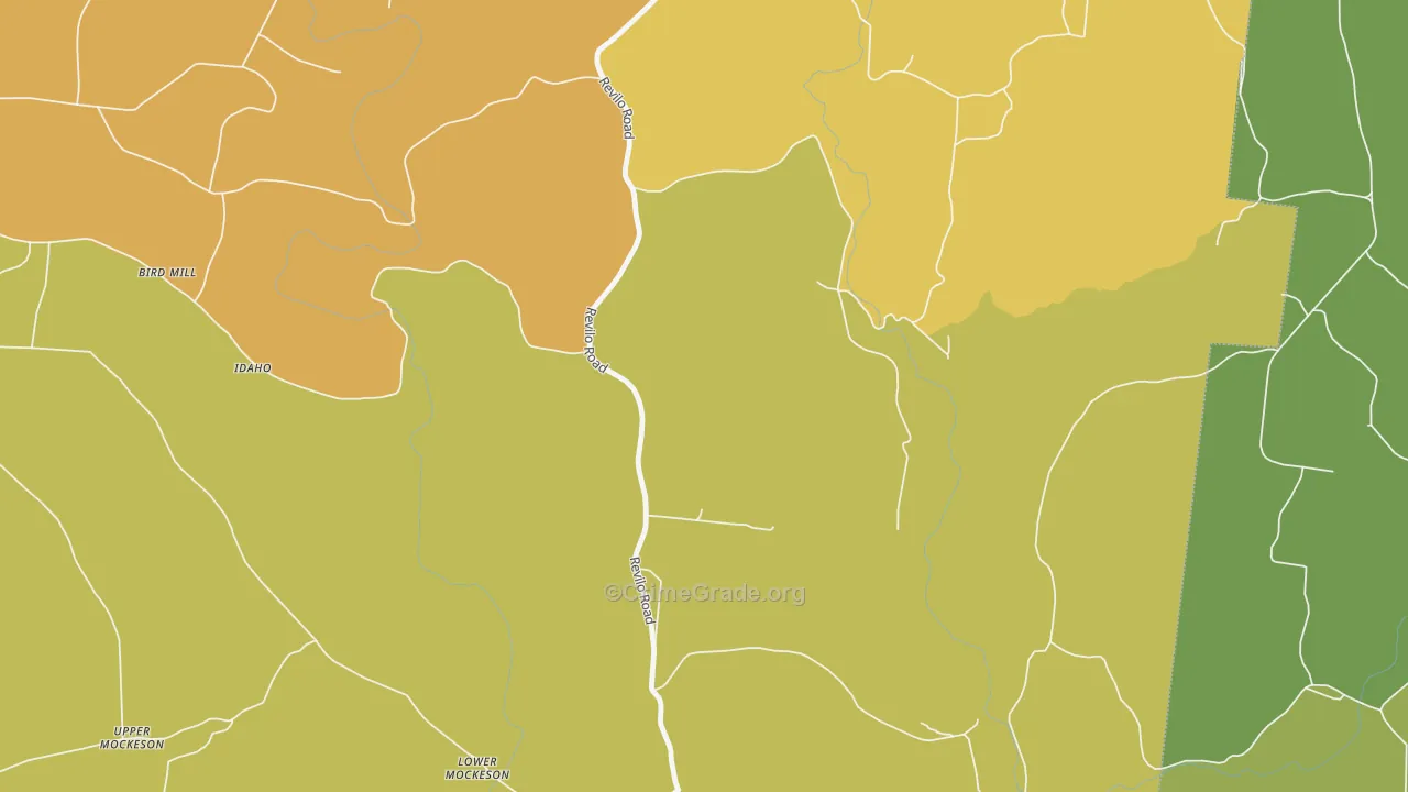 Idaho, TN Map of Murder Rates