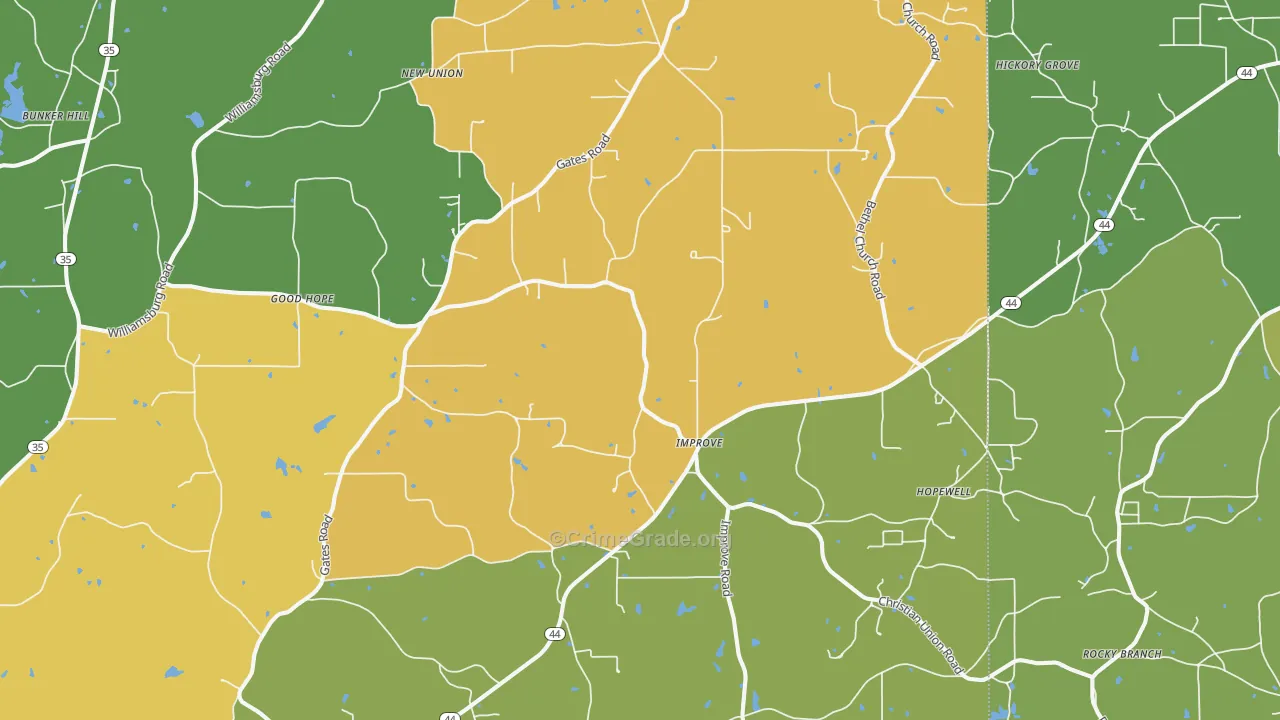 Improve, MS Map of Murder Rates