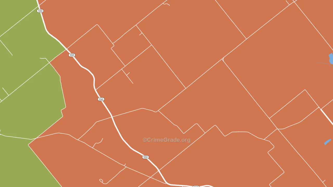 Indian Creek Settlement, IN Map of Murder Rates
