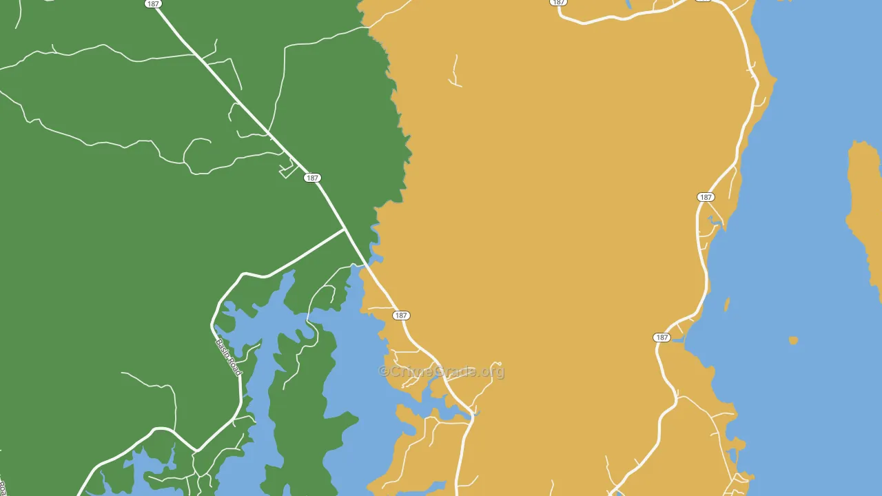 Indian River, ME Map of Murder Rates