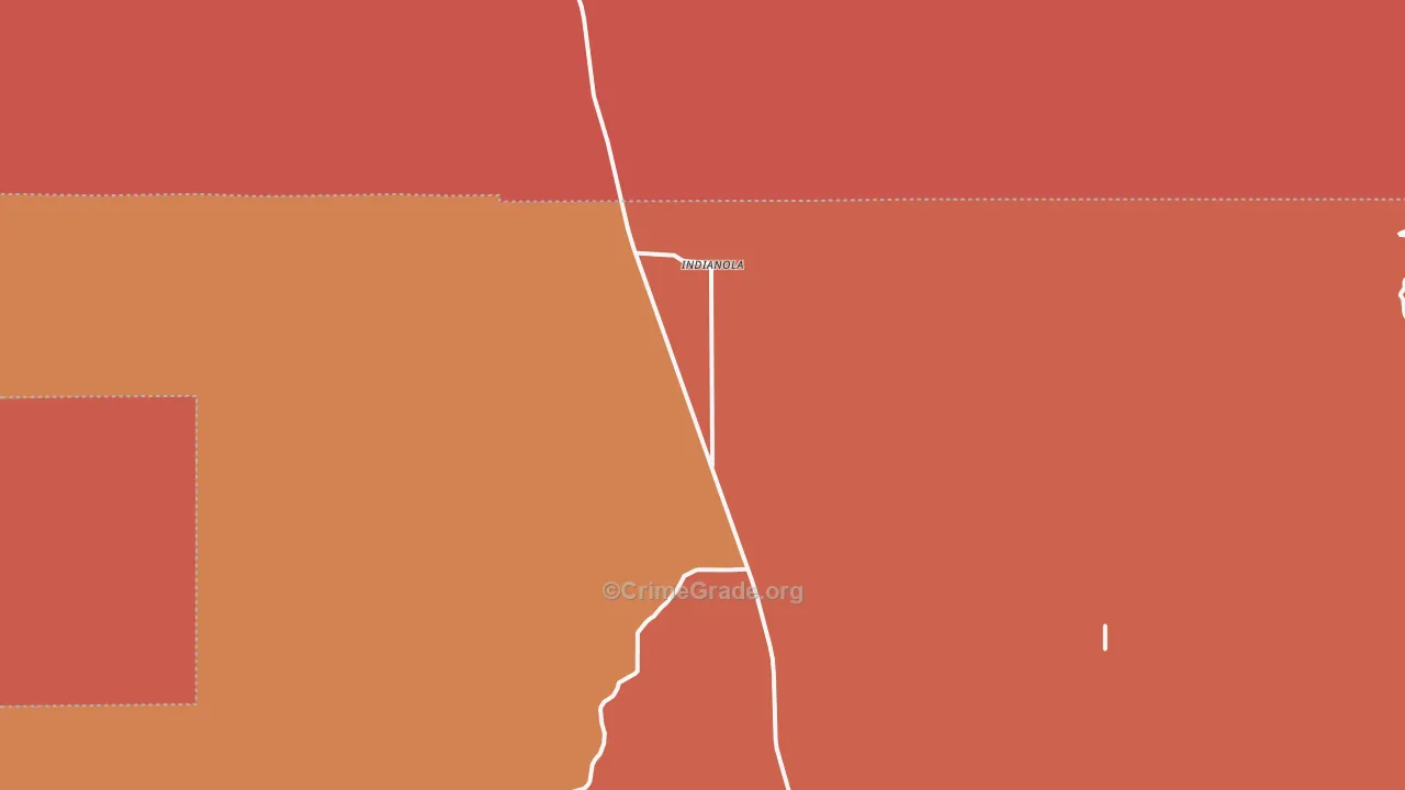 Indianola, UT Map of Murder Rates