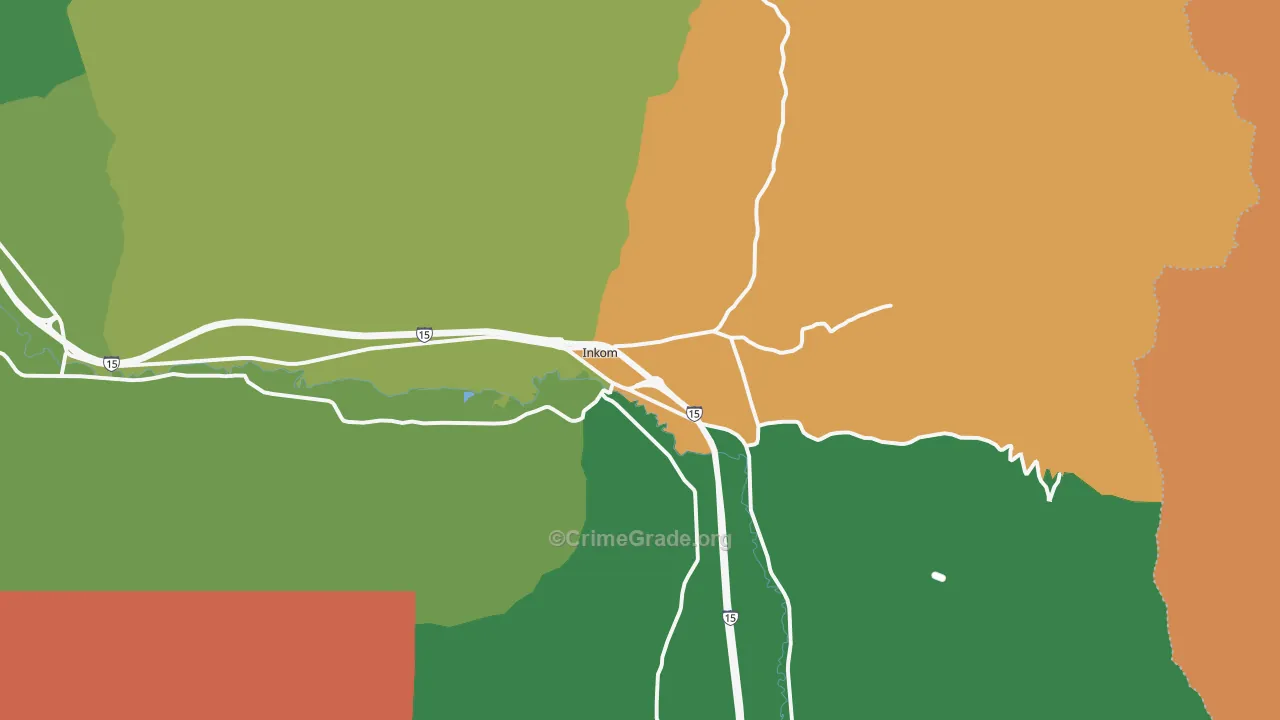 Inkom, ID Map of Murder Rates