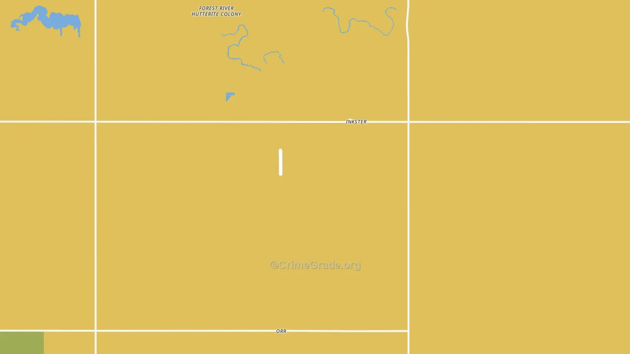 Inkster, ND Map of Murder Rates