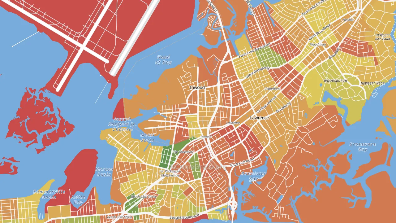 Inwood, NY Map of Murder Rates