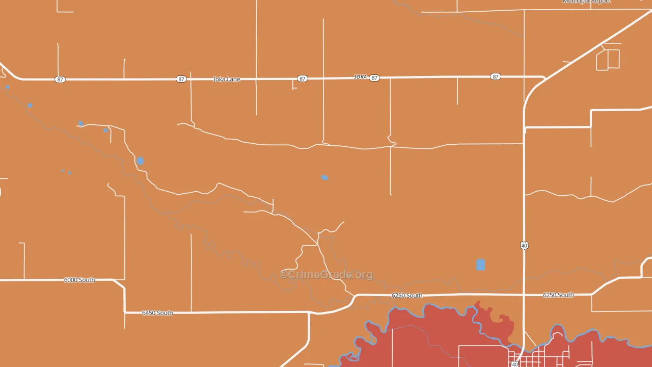 Ioka, UT Map of Murder Rates