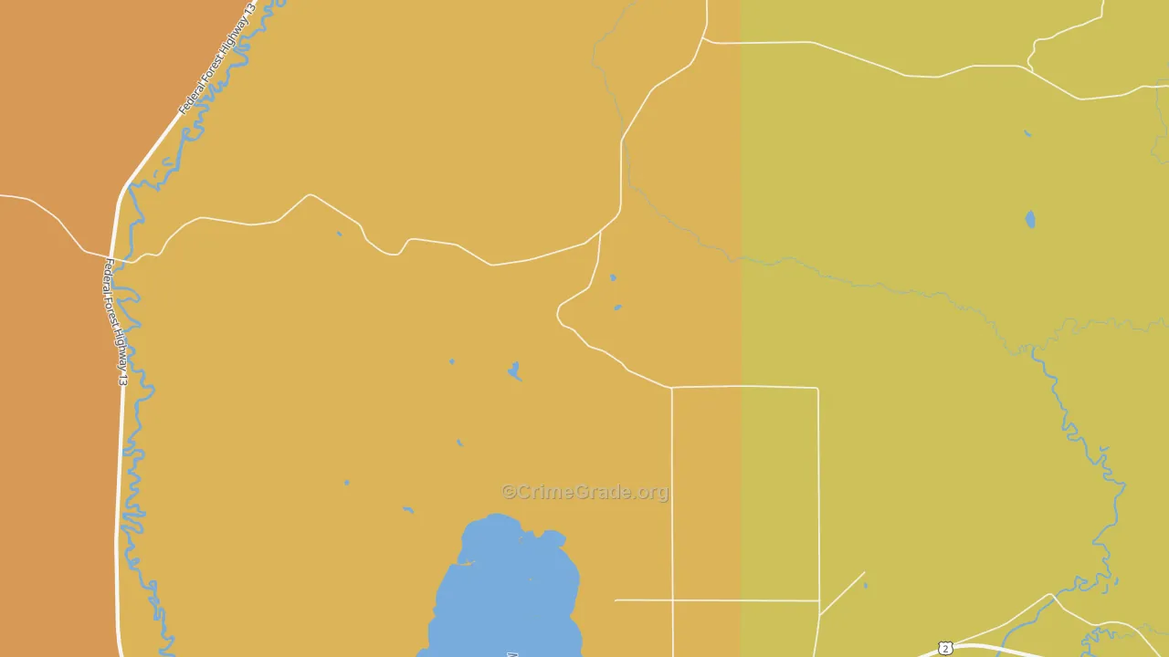 Isabella, MI Map of Murder Rates