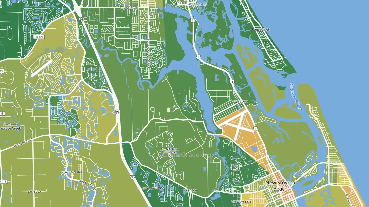 Isleboro, FL Map of Murder Rates