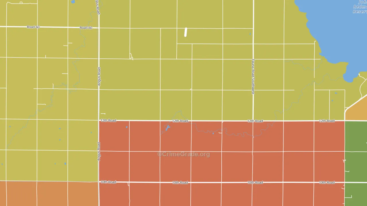 Jacobs Creek Landing, KS Map of Murder Rates