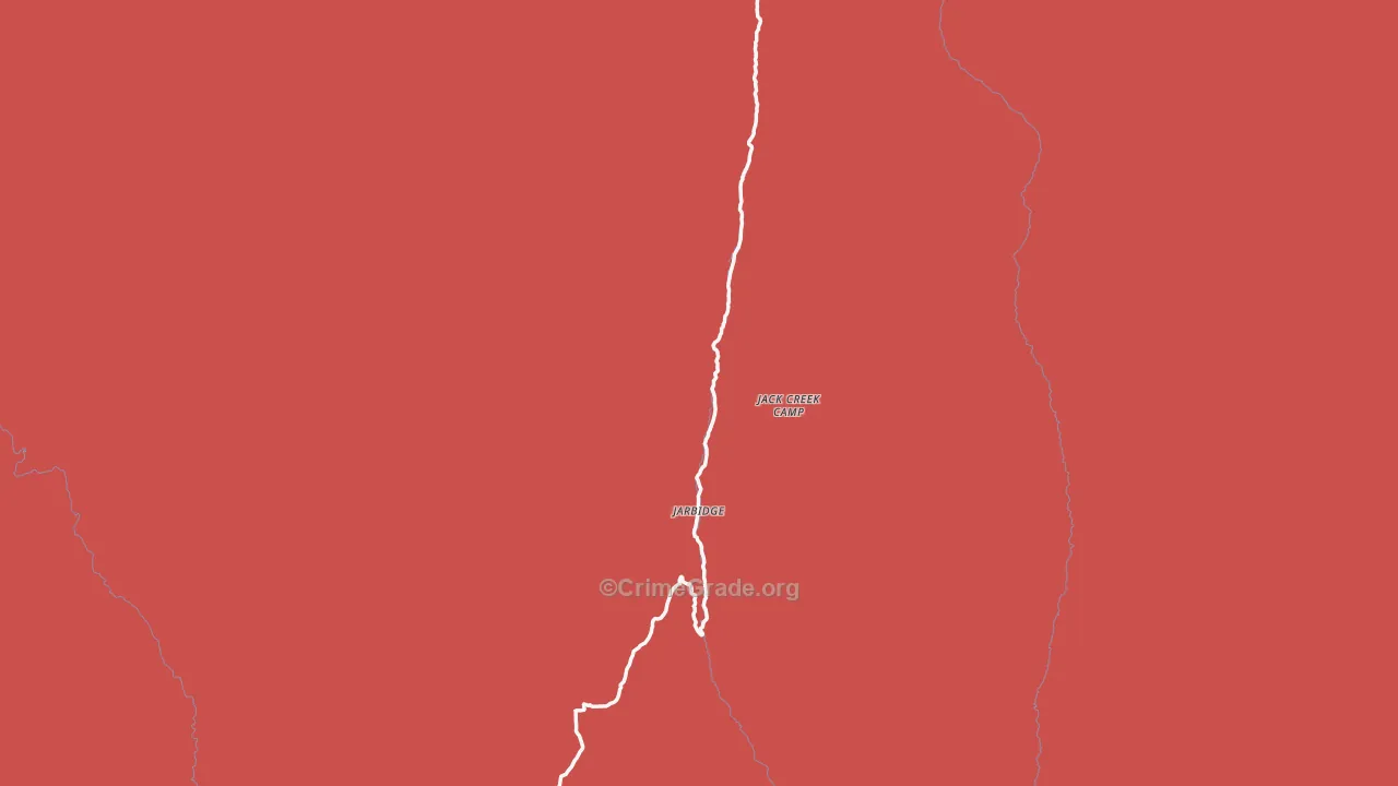 Jarbidge, NV Map of Murder Rates