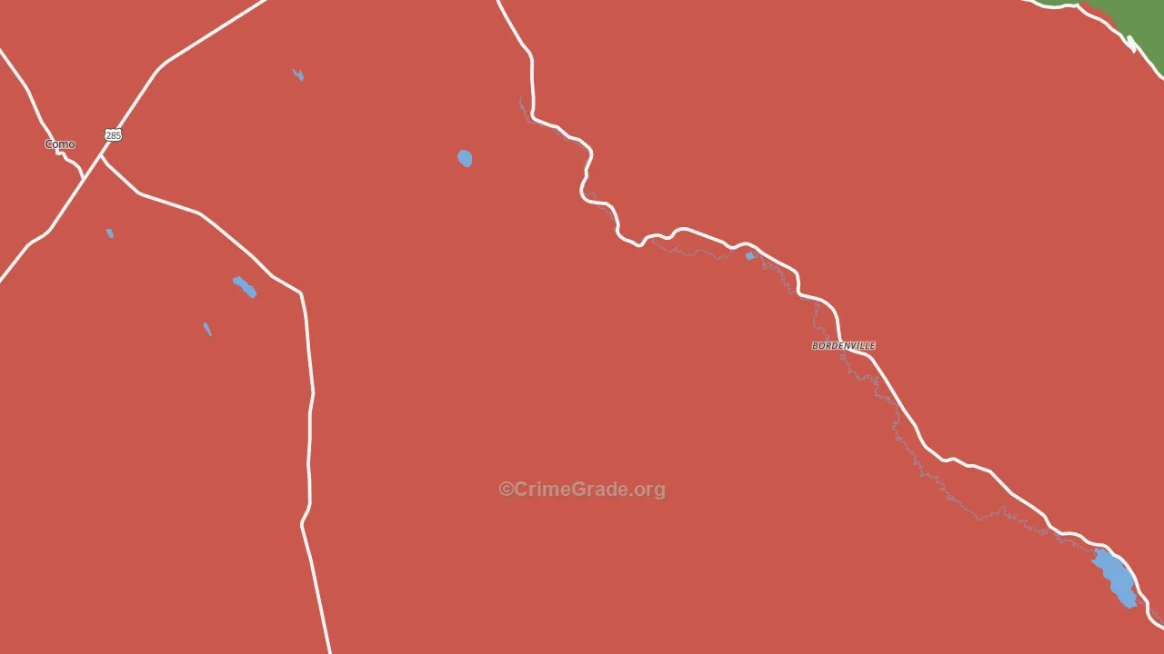 Jefferson, CO Map of Murder Rates