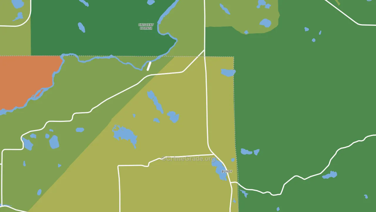 Jeffris, WI Map of Murder Rates