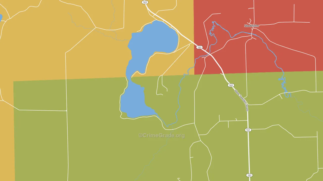 Jemtland, ME Map of Murder Rates