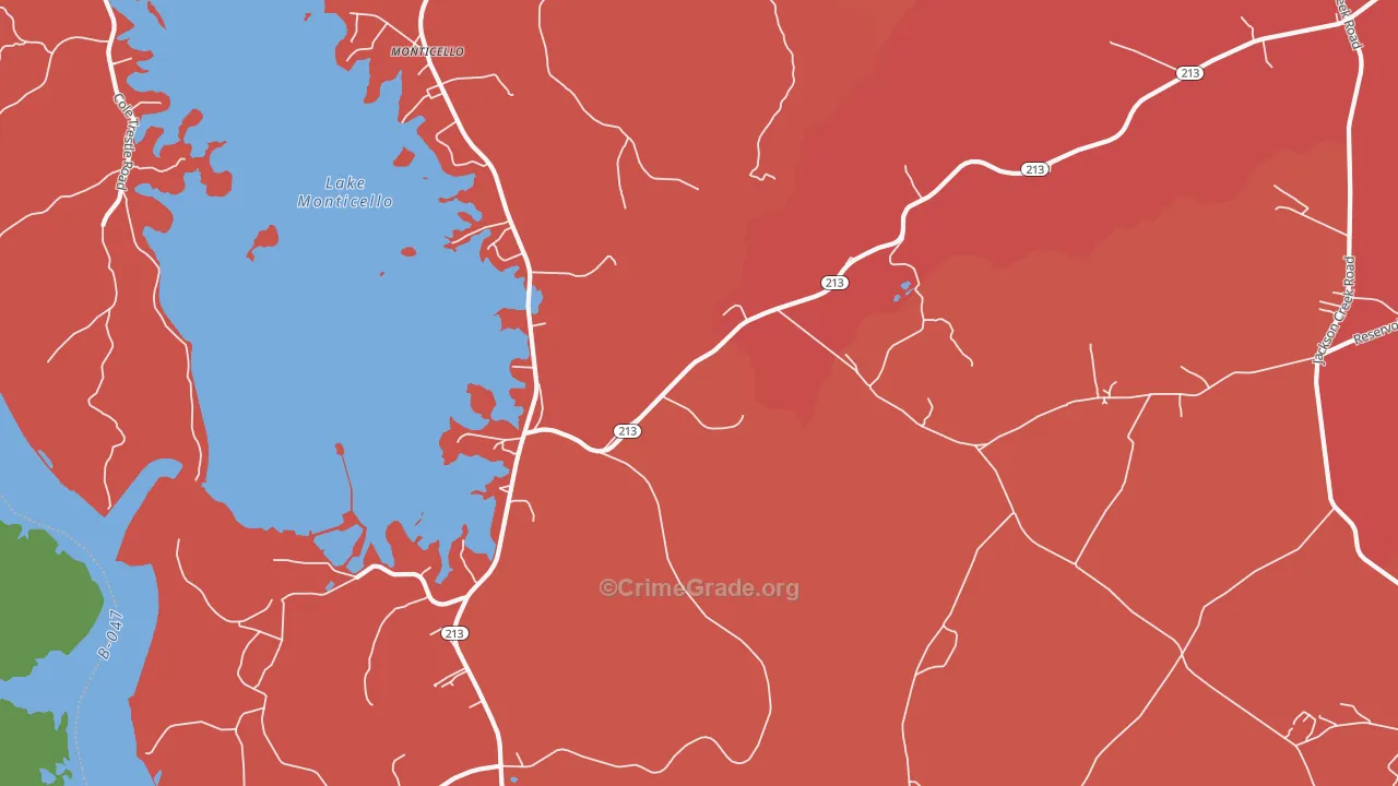 Jenkinsville, SC Map of Murder Rates