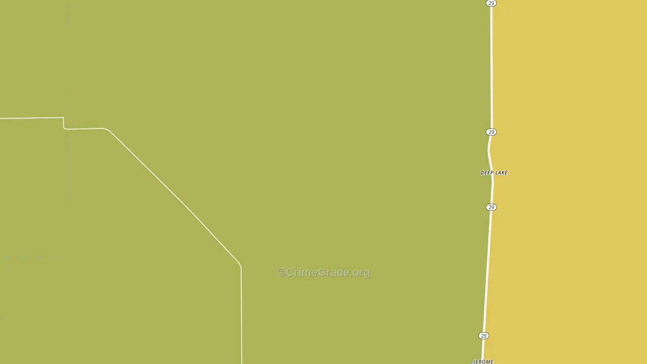 Jerome, FL Map of Murder Rates