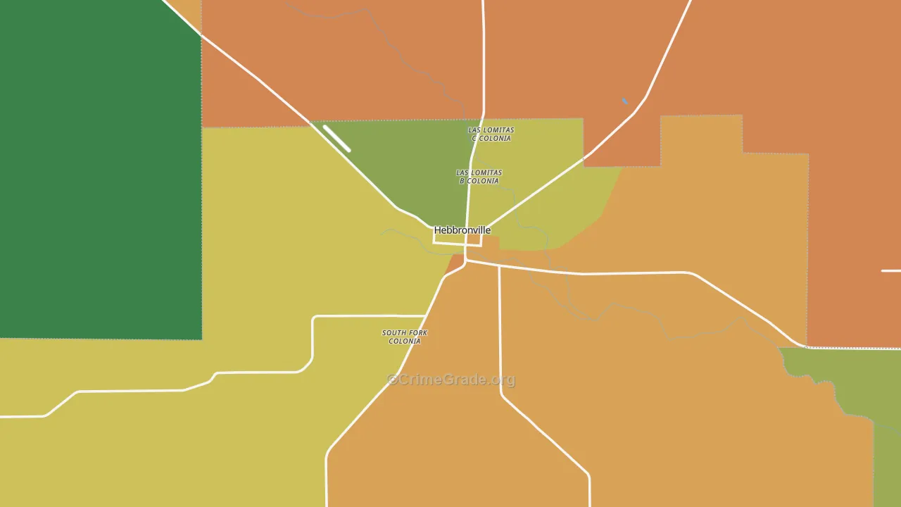 Jim Hogg County, TX Map of Murder Rates