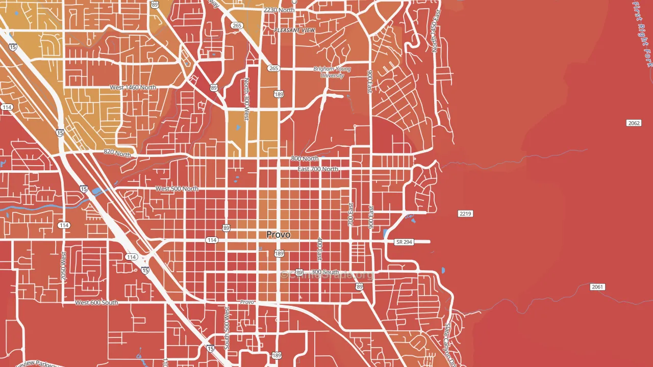 Joaquin, Provo, UT Map of Murder Rates