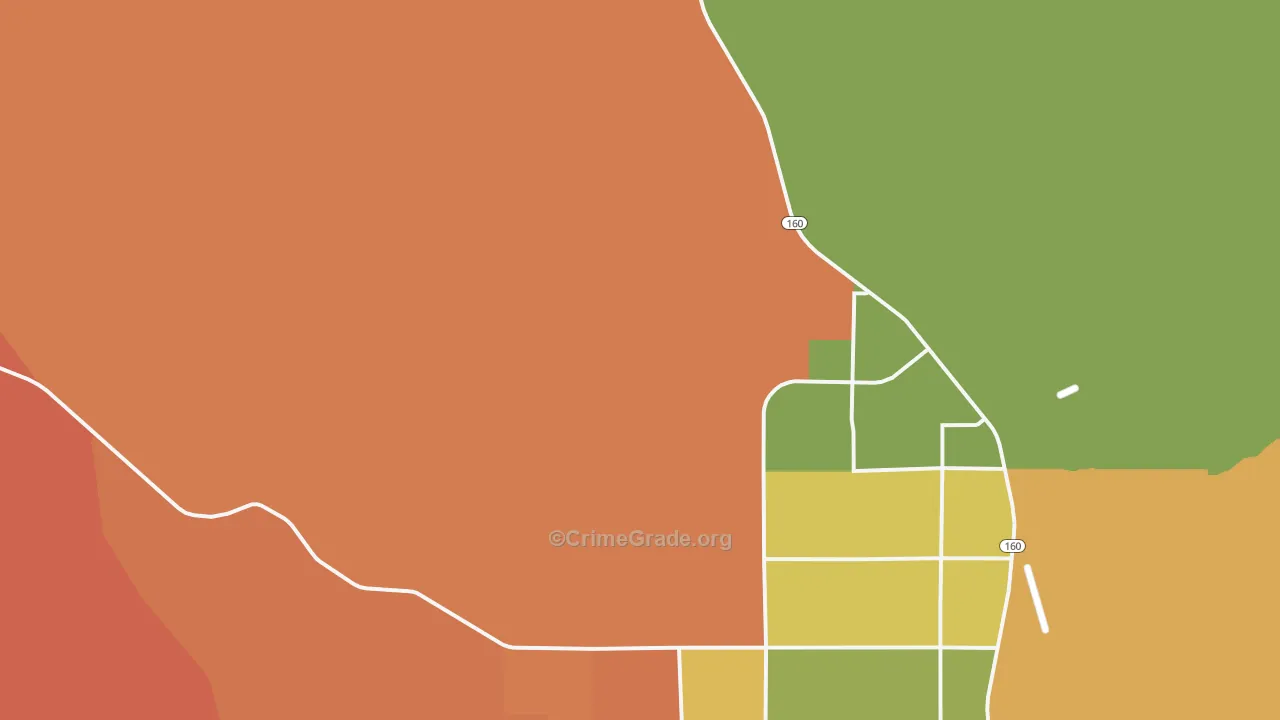 Johnnie, NV Map of Murder Rates