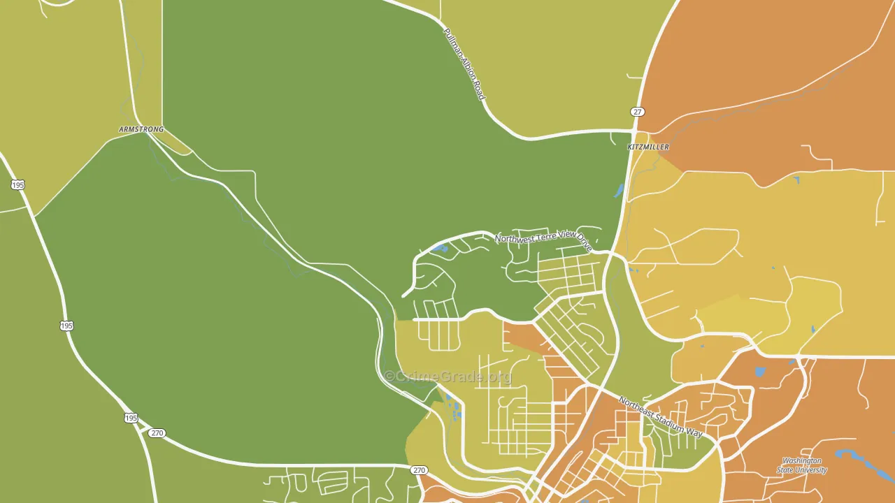 Johnson, WA Map of Murder Rates