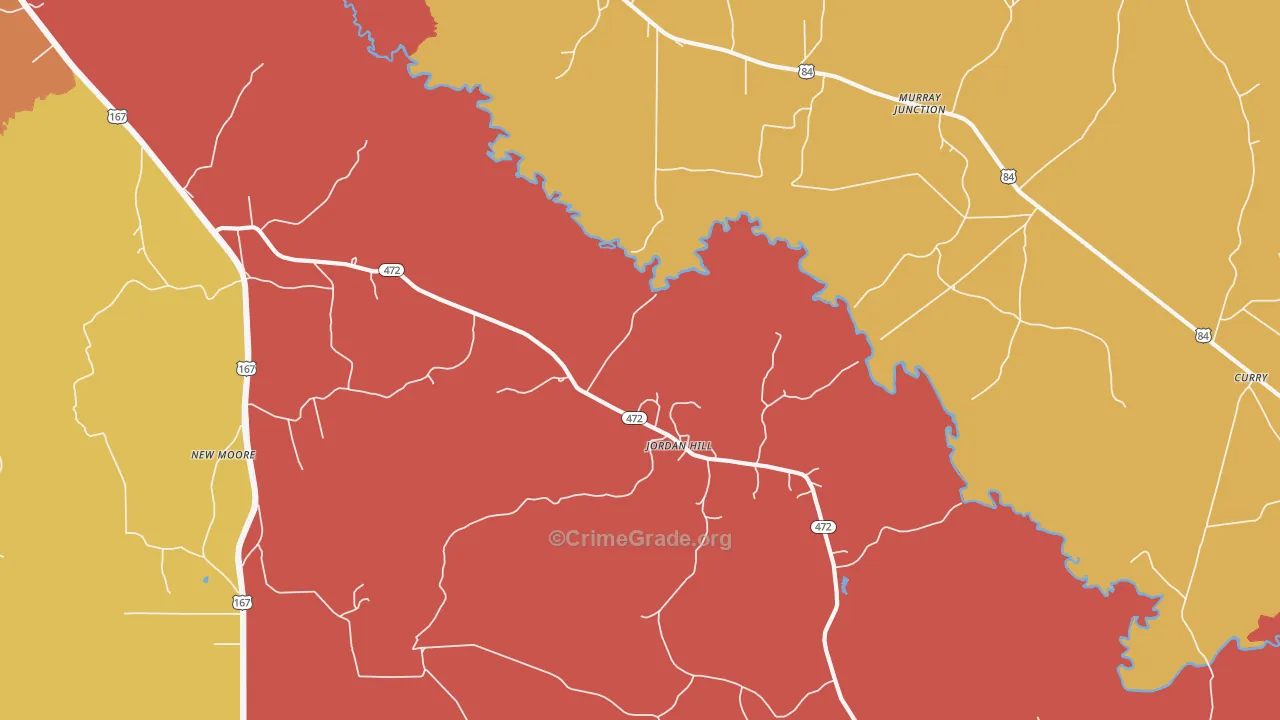 Jordan Hill, LA Map of Murder Rates