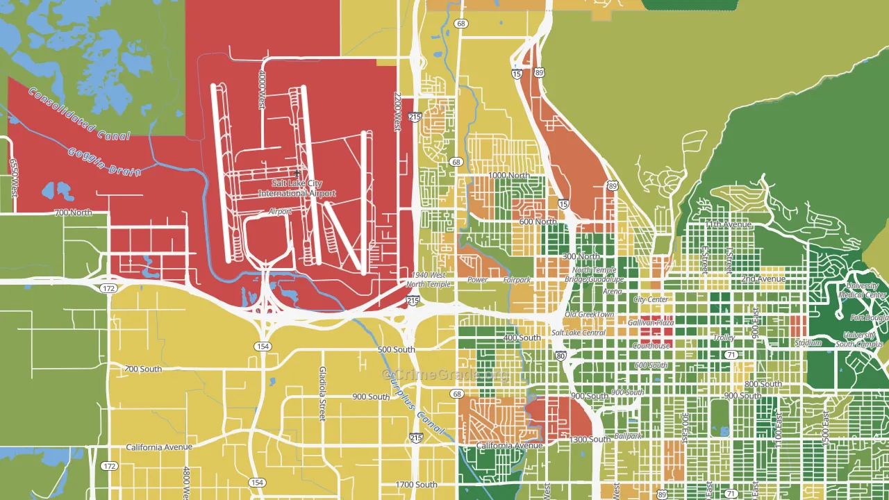 Jordan Meadows, Salt Lake City, UT Map of Murder Rates