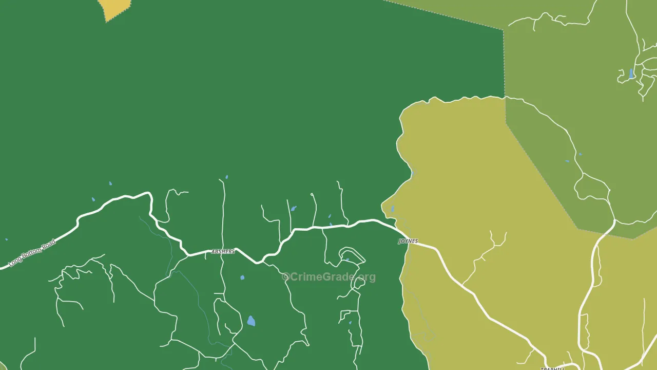 Joynes, NC Map of Murder Rates