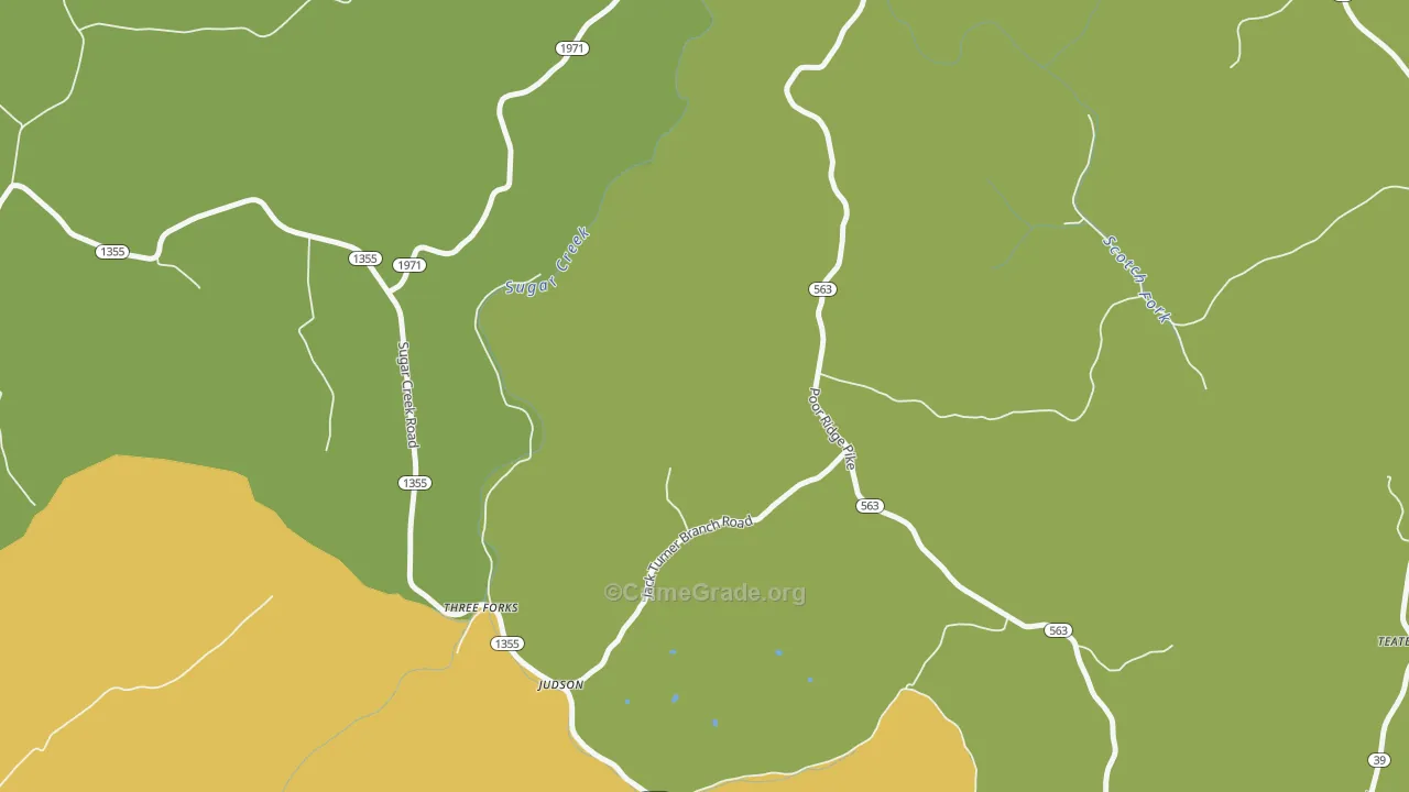 Judson, KY Map of Murder Rates