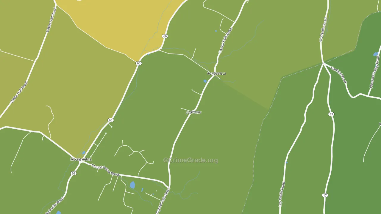 Jugtown, MD Map of Murder Rates