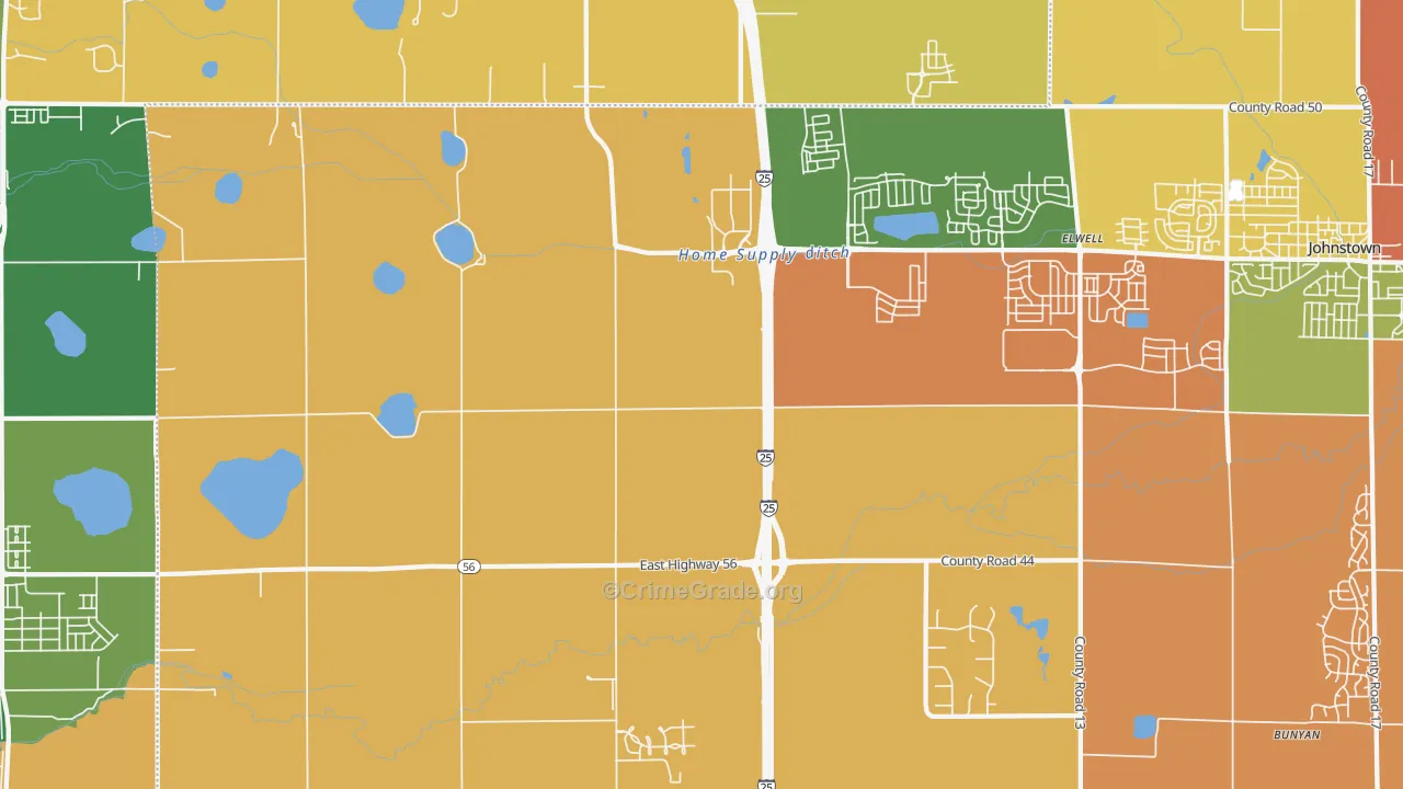 Kahler, CO Map of Murder Rates