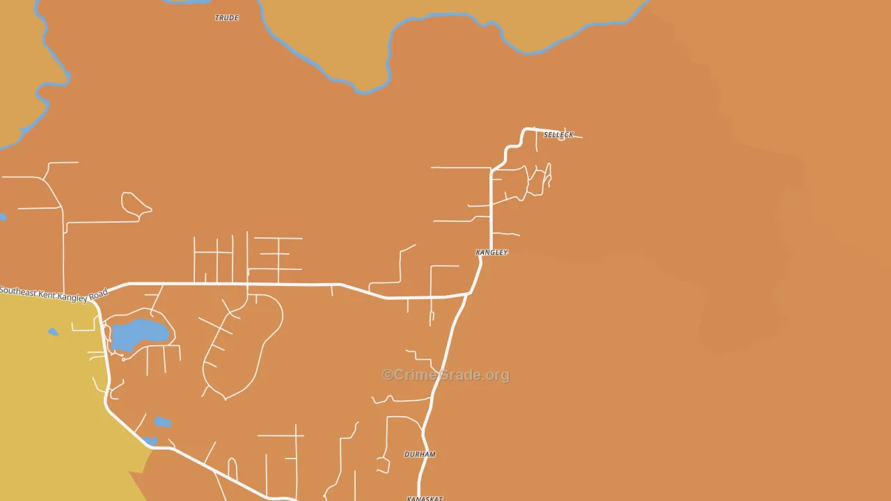 Kangley, WA Map of Murder Rates
