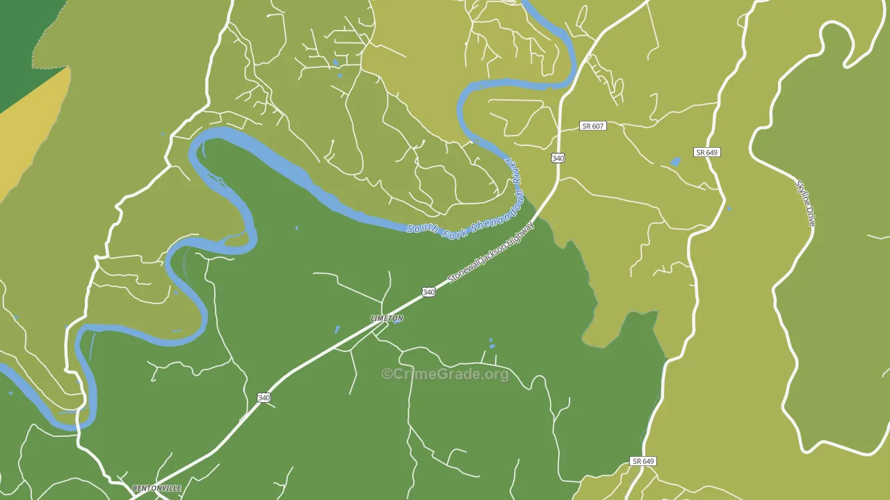 Karo, VA Map of Murder Rates