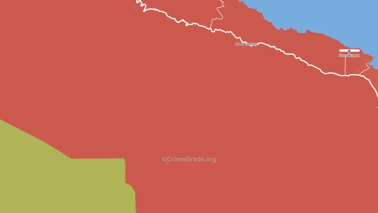 Kaupo, HI Map of Murder Rates