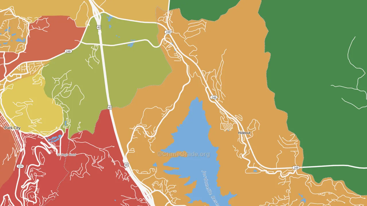 Keetley, UT Map of Murder Rates