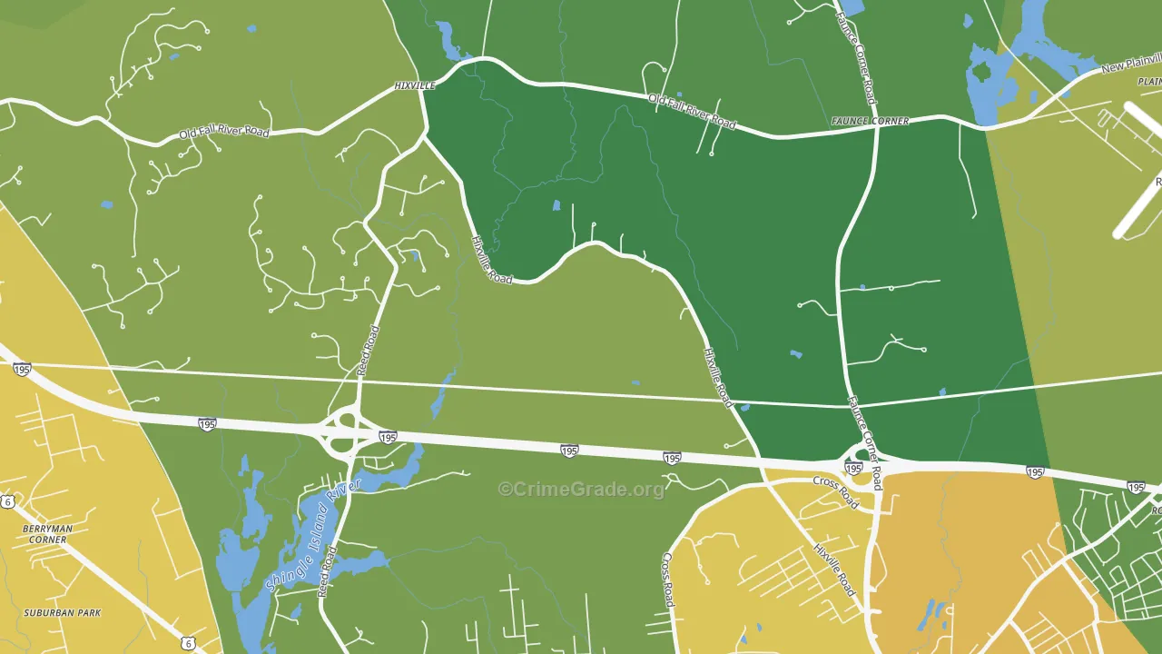 Kempton Croft, MA Map of Murder Rates