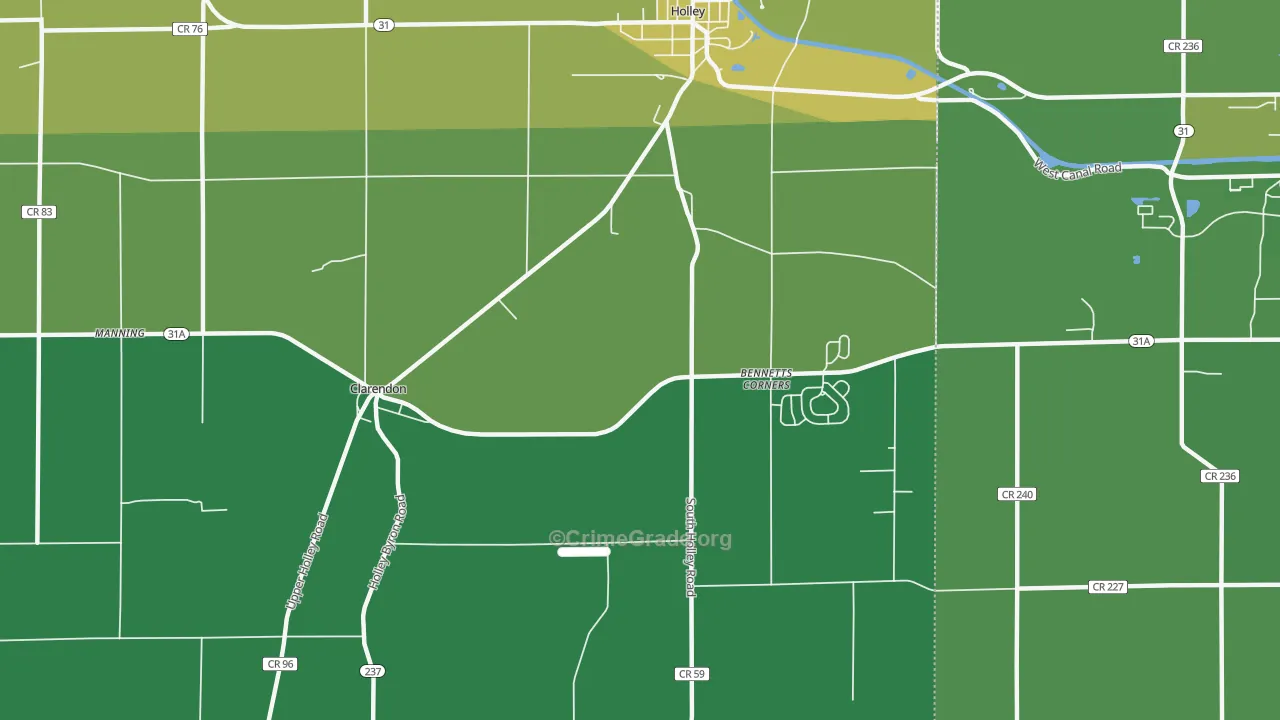 Kendall Mills, NY Map of Murder Rates