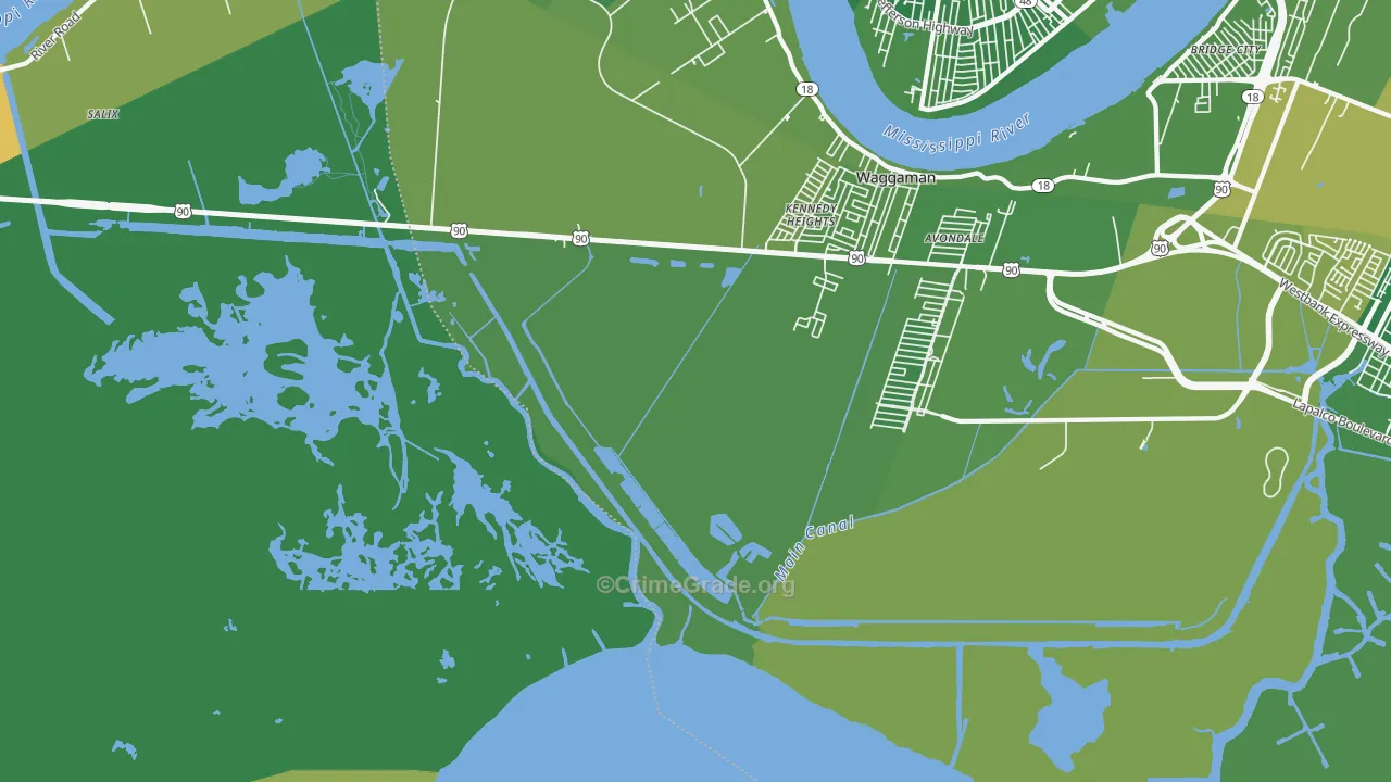 Kennedy Heights, LA Map of Murder Rates