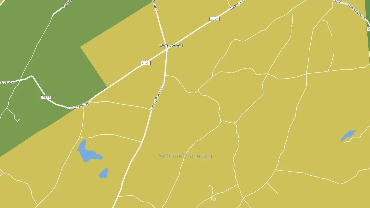 Kents Corners, NY Map of Murder Rates