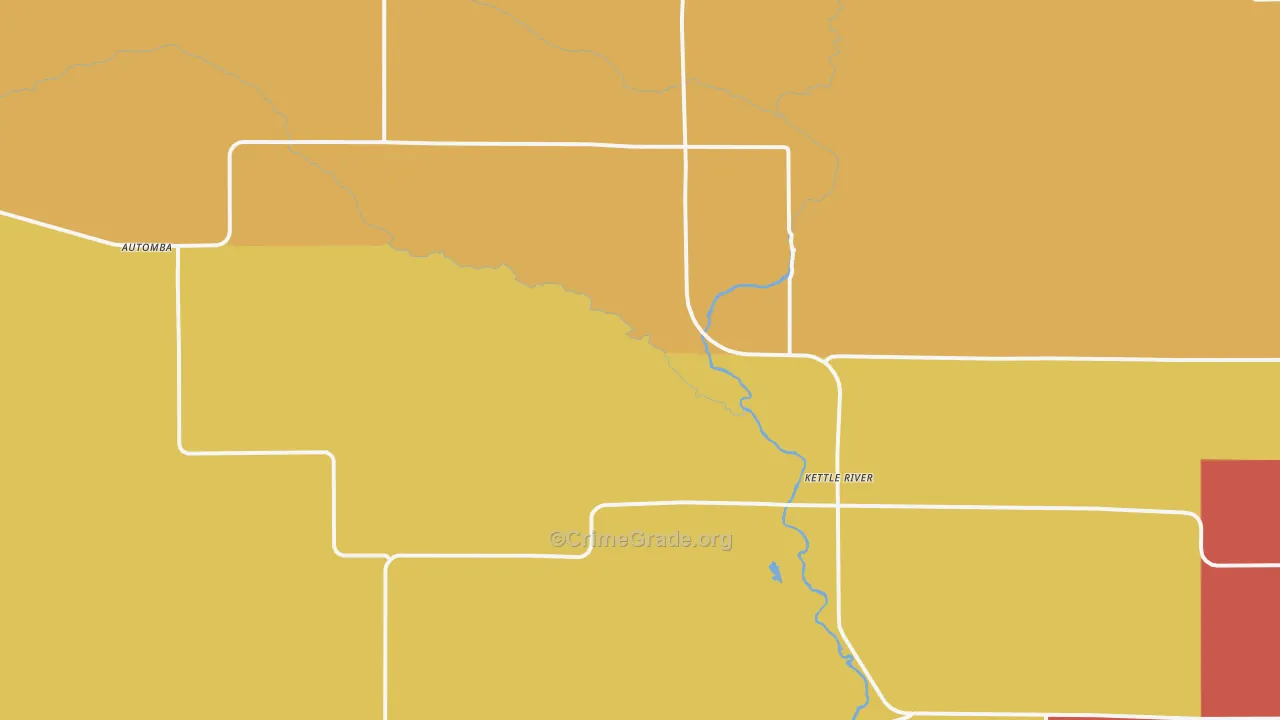 Kettle River, MN Map of Murder Rates