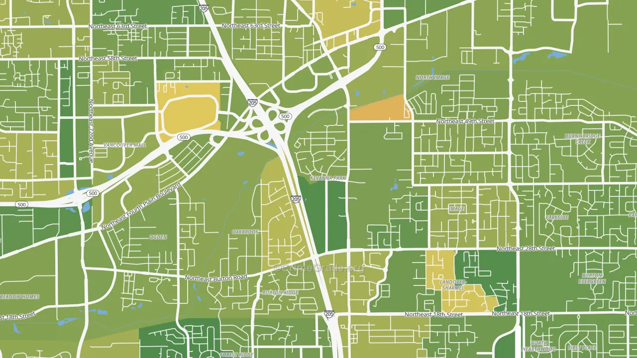 Kevanna Park, Vancouver, WA Map of Murder Rates