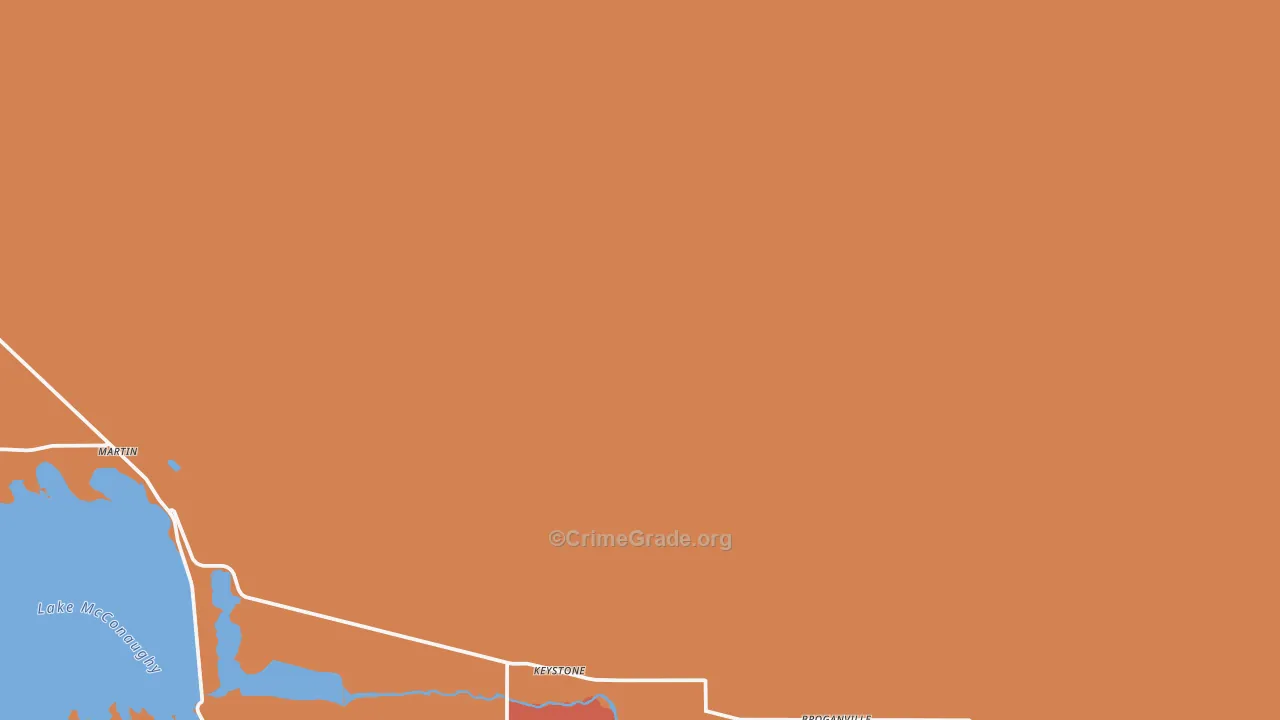 Keystone, NE Map of Murder Rates
