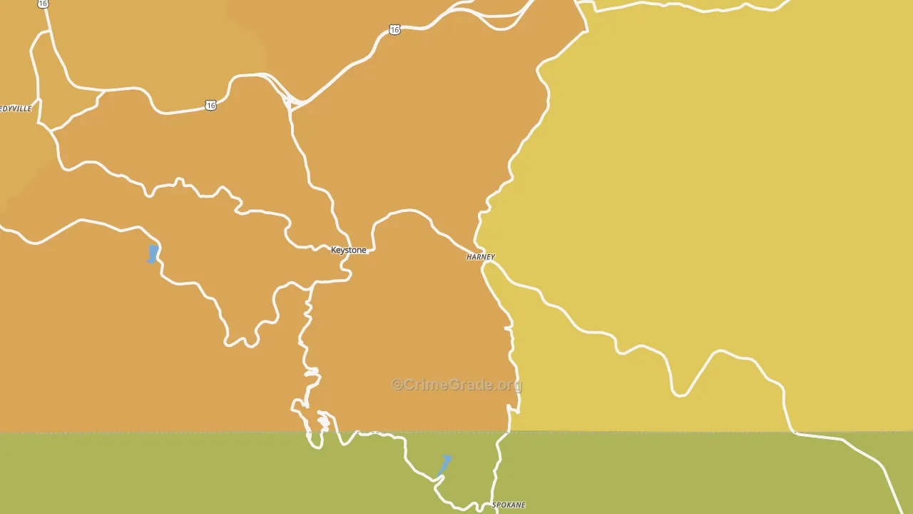 Keystone, SD Map of Murder Rates