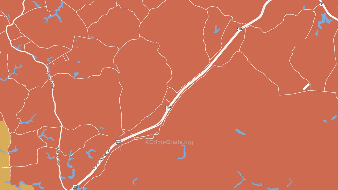 Kidds Fork, VA Map of Murder Rates