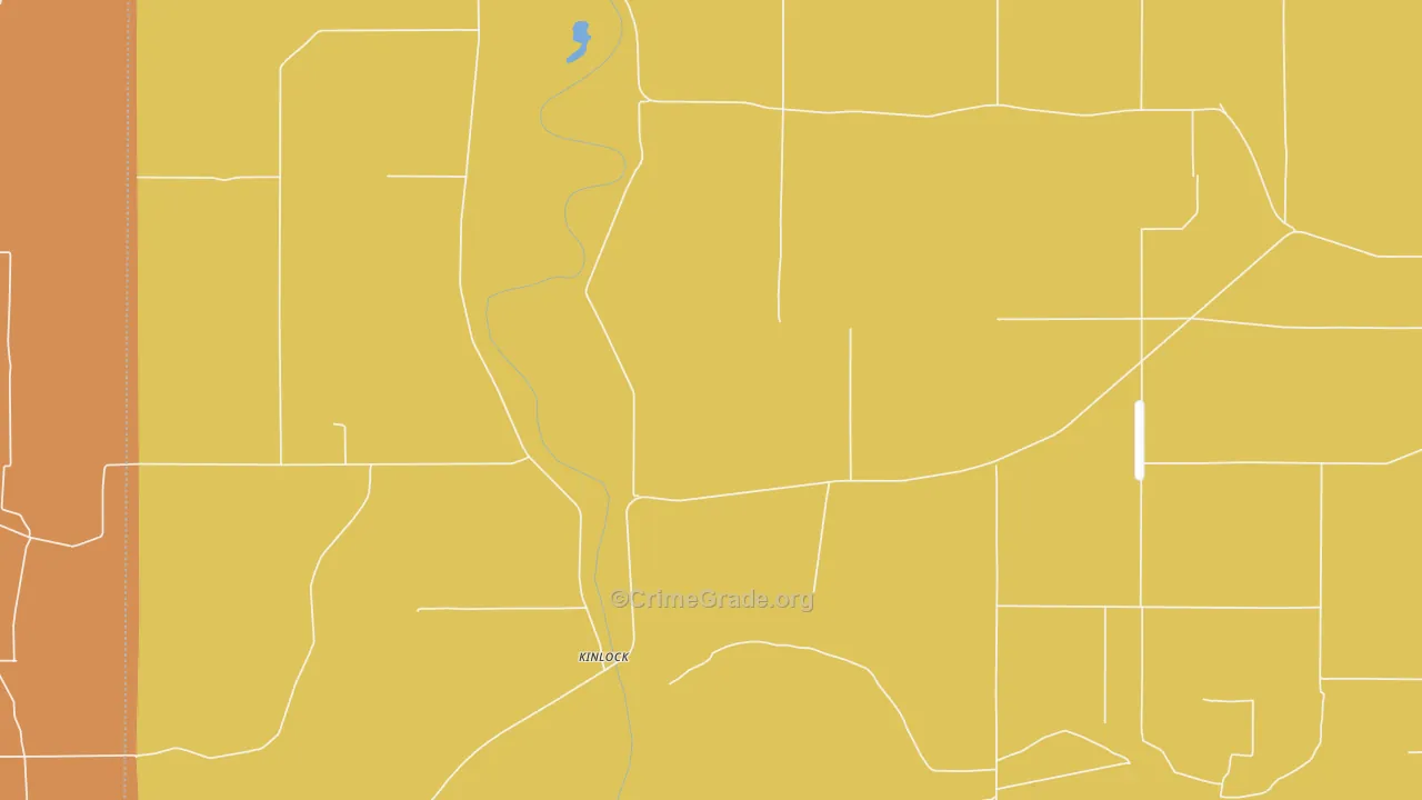 Kinlock, MS Map of Murder Rates