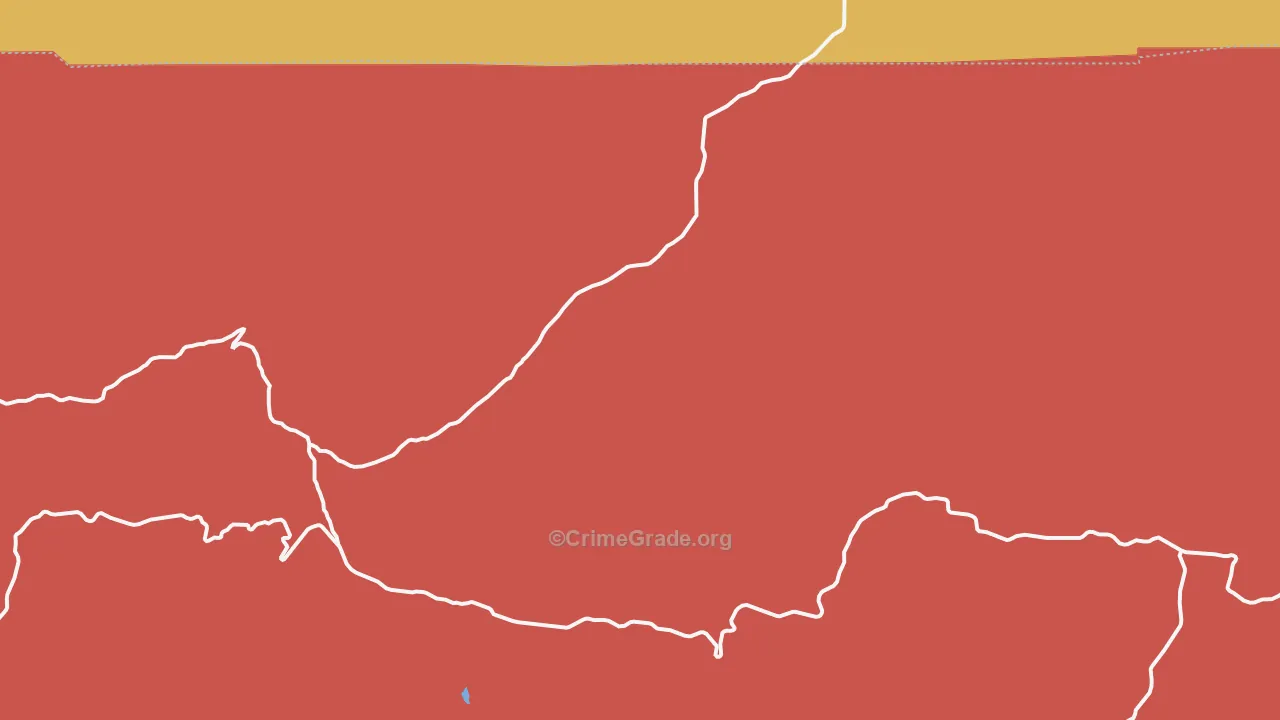 Kinzua, OR Map of Murder Rates