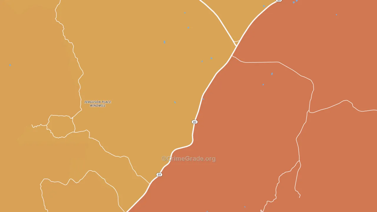 Kirkland Junction, AZ Map of Murder Rates
